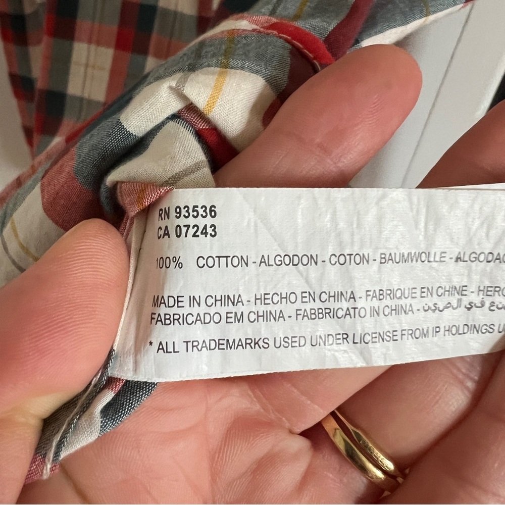 Mark Ecko Plaid Button-Up Shirt With Patch Sleeve… - image 6